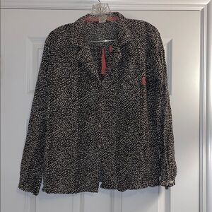 Leopard Print Pajama Short Set